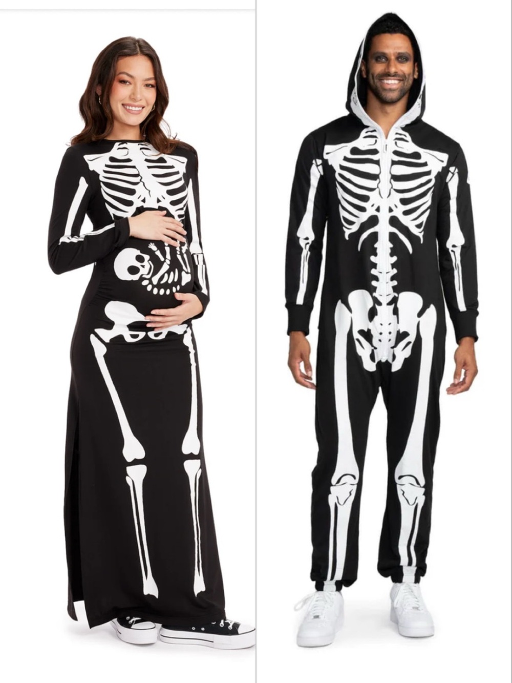 Tipsy Elves skeleton set maternity S men’s L
